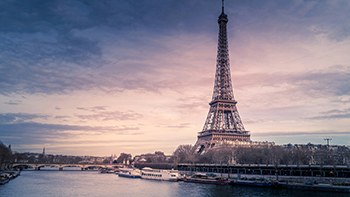 Eiffel Tower France Paris sunset